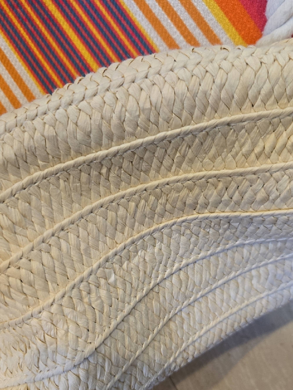 Sun 'N' Sand Multi-Colored Striped Beach Tote Bag - Picture 3 of 9